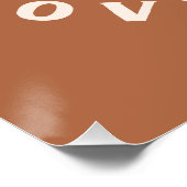 Pompoen taart liefhebbers club perfect poster (Hoek)