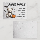 Pompoen Teddy Luier Raffle Informatiekaartje (Voorkant / Achterkant)