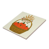 🍂 **Pompoen Tegeltje Onderzetter (Zijkant)