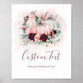 Pompoen Teken Poster (Voorkant)