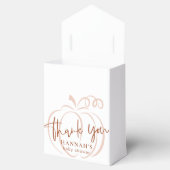 Pompoen Terracotta Boheemse Aardse Baby shower Bedankdoosjes (Geopend)