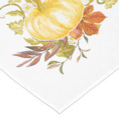  pompoen Thanksgiving Art Rustic Autumn Medium Tafelloper (Hoek)
