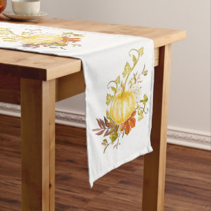 pompoen Thanksgiving Art Rustic Autumn Medium Tafelloper