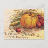  pompoen Thanksgiving Groet Briefkaart (Voorkant)