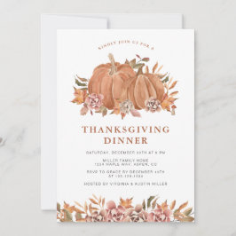 Pompoen Thanksgiving Kaart