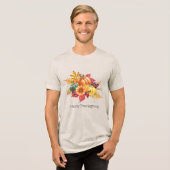 Pompoen Thanksgiving Mannen T-Shirt (Voorkant volledig)