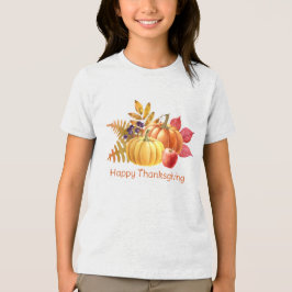 Pompoen Thanksgiving Meisjes T-shirt