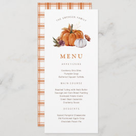 Pompoen Thanksgiving Menu