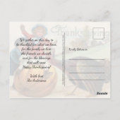 pompoen Thanksgiving uitnodiging (Achterkant)