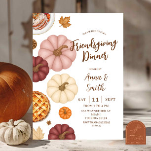 Pompoen Thanksgiving Uitnodiging