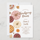 Pompoen Thanksgiving Uitnodiging (Voorkant)
