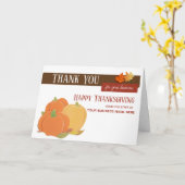 Pompoen Thanksgiving Zakelijke Groetkaarten Kaart (Gele Bloem)