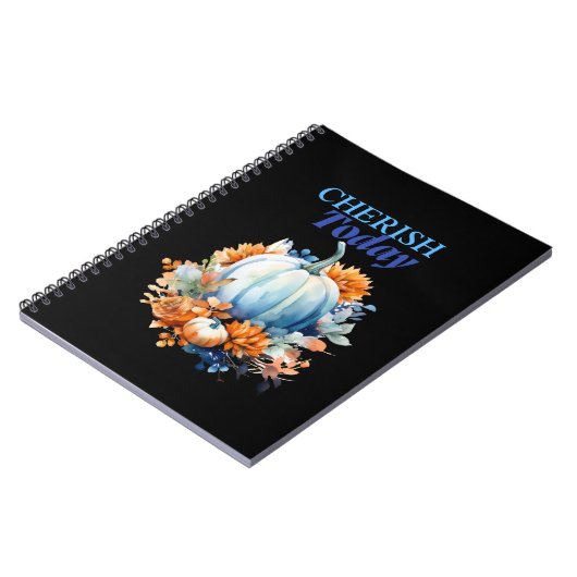 Pompoen-thema-Cherish Vandaag Halloween Seizoen Notitieboek (Linkerzijde)