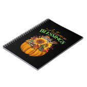 Pompoen-thema - Herfstzegeningen Notitieboek (Linkerzijde)