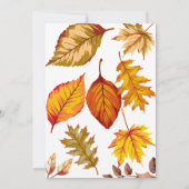 Pompoen thema Kinder kleurrijke eerste verjaardags Kaart (Achterkant)