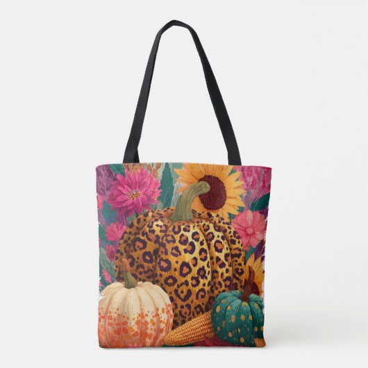 pompoen tote bag (Achterkant)