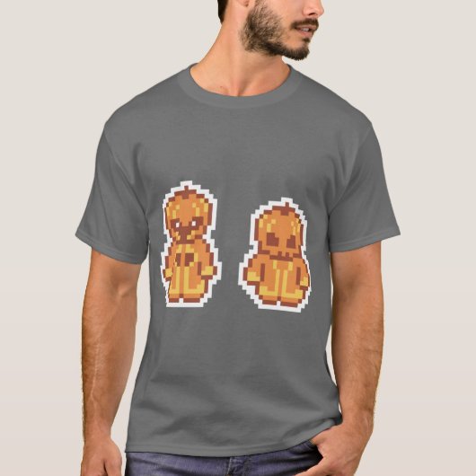 Pompoen Tovenaar en Kind T-shirt (Voorkant)