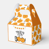 Pompoen traktaties voor mijn boek Halloween gunstb Bedankdoosjes (Achterkant)