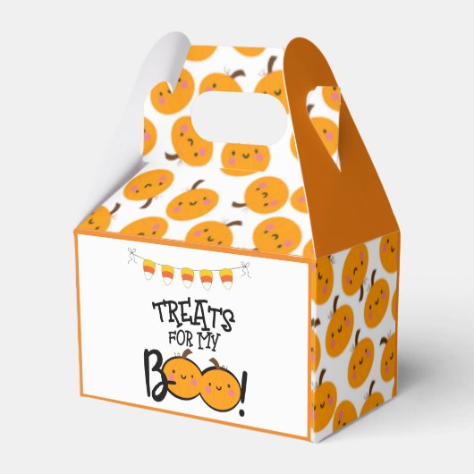 Pompoen traktaties voor mijn boek Halloween gunstb Bedankdoosjes (Achterkant)