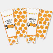 Pompoen traktaties voor mijn boek Halloween Popcor Bedankdoosjes (Ongevouwen)