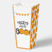Pompoen traktaties voor mijn boek Halloween Popcor Bedankdoosjes (Voorkant)