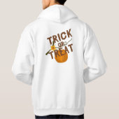 Pompoen Trick or treat Halloween Special Art Hoodie (Achterkant)