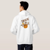 Pompoen Trick or treat Halloween Special Art Hoodie (Achterkant volledig)