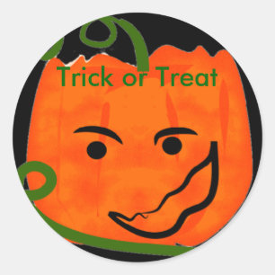 Pompoen, Trick or treat, stickers