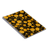 Pompoen Trombone Muzieknoten Notitieboek (Rechterzijde)