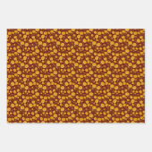 Pompoen Trombone Muzieknoten Verpakking Papier Bla Inpakpapier Vel (Voorkant 3)