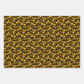 Pompoen Trombone Muzieknoten Verpakking Papier Bla Inpakpapier Vel (Voorkant 2)