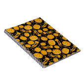 Pompoen Trompet Muzieknoten Notitieboek (Rechterzijde)