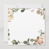 Pompoen Truck 30ste Verjaardagsfeestje Rustieke Bl Kaart (Achterkant)