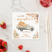 Pompoen Truck Baby shower Herfst Party Paper Servet (Insitu)