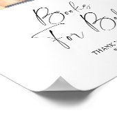 Pompoen truck herfst boeken voor baby poster (Hoek)