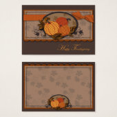 Pompoen Tuin Gift Label Visitekaartjes (Voorkant /achterkant)