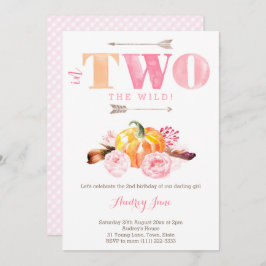 pompoen twee wilde uitnodigingen voor bohemen , tw