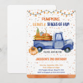 Pompoen Uitnodiging (Voorkant / Achterkant)