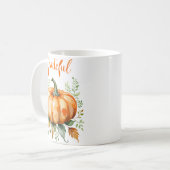 Pompoen van dankbaarheid koffiemok (Voorkant links)