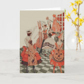 Pompoen van de Kat van de Partij van Halloween van Kaart (Gele Bloem)