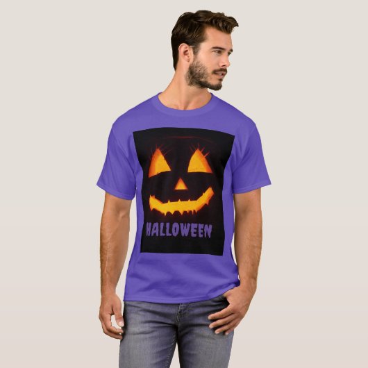 Pompoen van Halloween 🎃 T-shirt (Voorkant volledig)