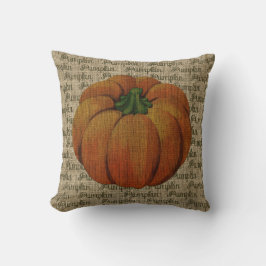 pompoen van het lachen met pompoentekenskussen kussen