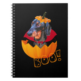 Pompoen van hondshond notitieboek