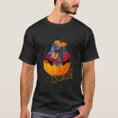 Pompoen van hondshond t-shirt (Voorkant)
