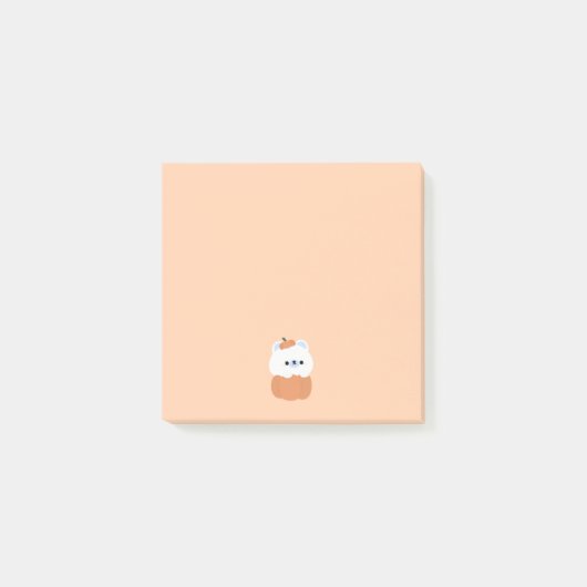 pompoen van polair Beer Post-it® Notes (Voorkant)