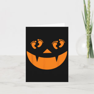 Pompoen van verpleegkundige bevalling Halloween Ob Kaart