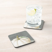 Pompoen van witte herfst bier onderzetter (Rechterzijde)