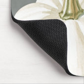 Pompoen van witte herfst muismat (Hoek)