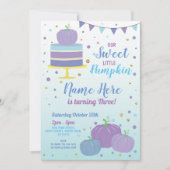 Pompoen Verjaardag Blauw Nodig ELKE LEEFTIJD Herfs Kaart (Voorkant)