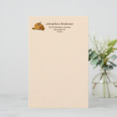 Pompoen verlaat de naam en het adres van het snoep briefpapier (Staand voorkant)